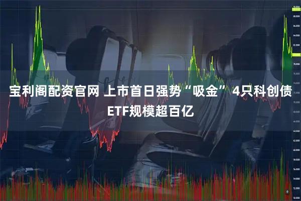宝利阁配资官网 上市首日强势“吸金” 4只科创债ETF规模超百亿