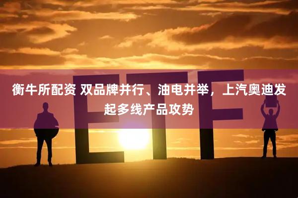 衡牛所配资 双品牌并行、油电并举，上汽奥迪发起多线产品攻势